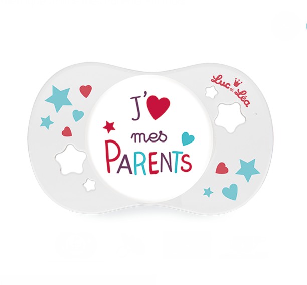 Luc et Lea Sucette 18m+ J'Aime Mes Parents